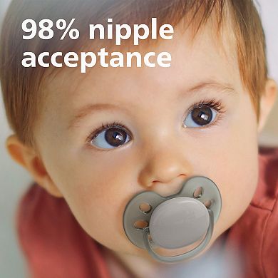 Philips Avent Newborn Ultra Soft Pacifier 4-Pack with Sterilizer Carry Case