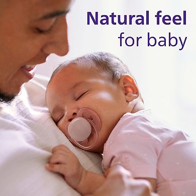 Philips Avent Newborn Ultra Soft Pacifier 4-Pack with Sterilizer Carry Case