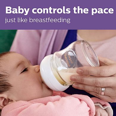 Philips Avent 8-oz. Natural Newborn Anti-Colic Glass Baby Bottle With Natural Response Nipple