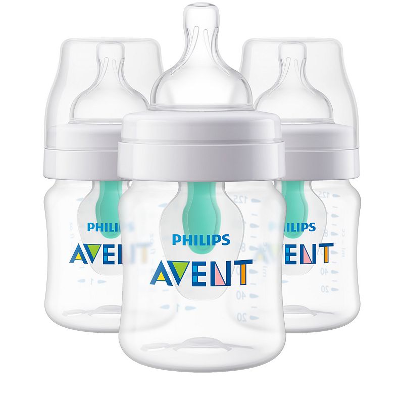 UPC 075020093851 product image for Philips Avent 9-oz. Newborn Anti-Colic Baby Bottle With AirFree Vent 3-Pack, Cle | upcitemdb.com