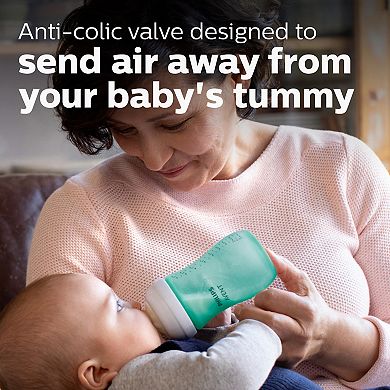 Philips Avent Natural Baby Bottle with Natural Response Nipple Newborn Baby Gift Set