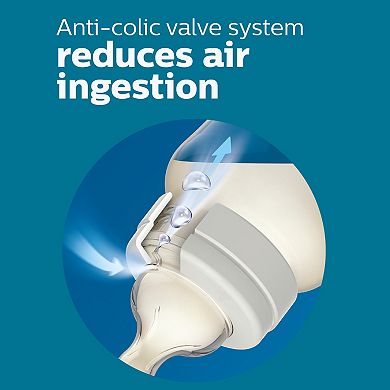 Philips Avent 4-oz. Anti-Colic Newborn Baby Bottle With AirFree Vent 3-Pack