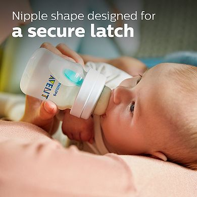 Philips Avent 4-oz. Anti-Colic Newborn Baby Bottle With AirFree Vent 3-Pack
