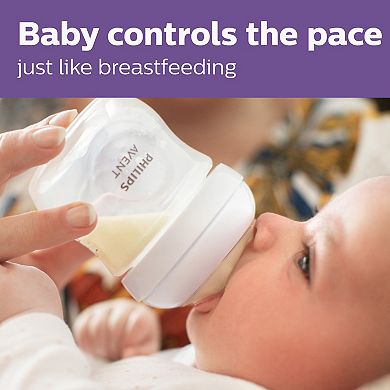 Philips Avent 4-oz. Natural Newborn Baby Bottle With Natural Response Nipple 3-Pack