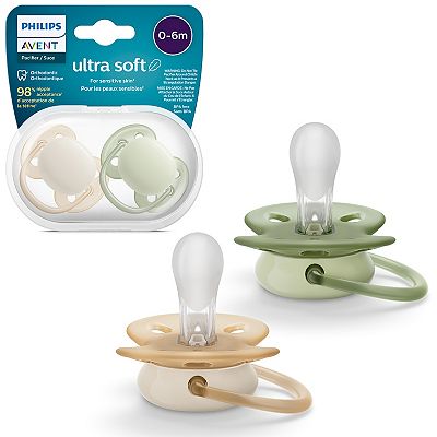 Avent Philips Avent Ultra Soft Pacifier 0-6m Pack