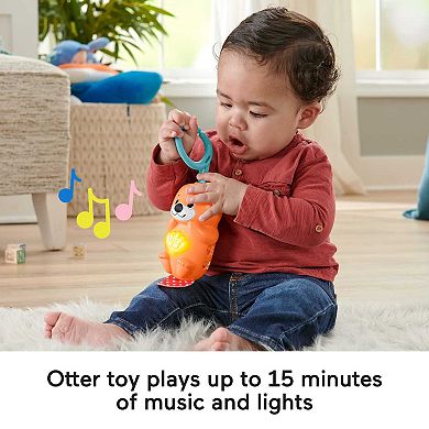 Fisher-Price 3-in-1 Music Glow and Grow Gym Infant Playmat with Lights & Removable Toys