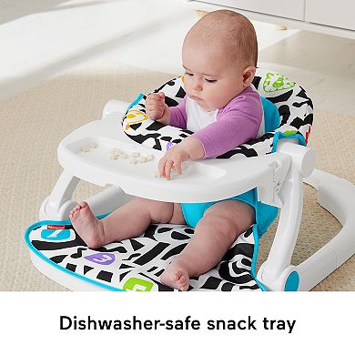 Fisher-Price Kick & Play Deluxe Sit-Me-Up Seat Portable Baby Chair with Piano Learning Toy
