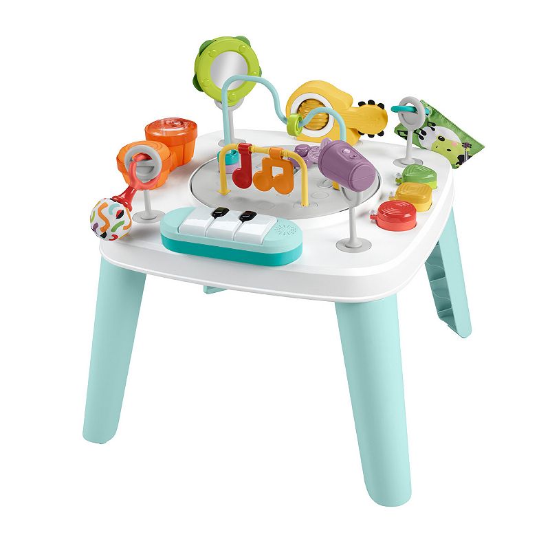 Fisher-Price 3-in-1 Hit Wonder Baby Activity Center & Toddler Play Table with Music & Lights, None