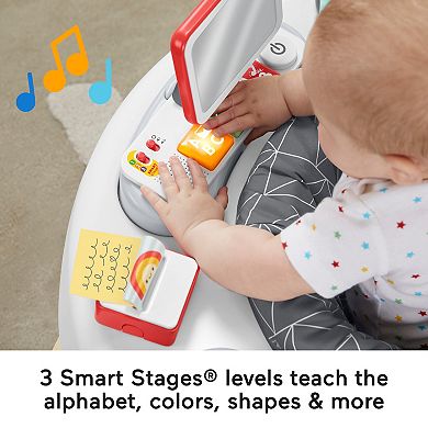 Fisher-Price Learning Toy 2-in-1 Like a Boss Infant Activity Center and Toddler Play Table
