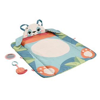 Fisher-Price Planet Friends Roly-Poly Panda Baby Activity Play Mat with 2 Toys