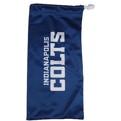 NFL Indianapolis Colts Chrome Wrap Sunglasses & Microfiber Bag