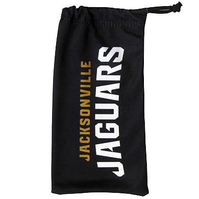 NFL Jacksonville Jaguars Chrome Wrap Sunglasses & Microfiber Bag