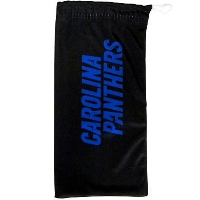NFL Carolina Panthers Chrome Wrap Sunglasses & Microfiber Bag