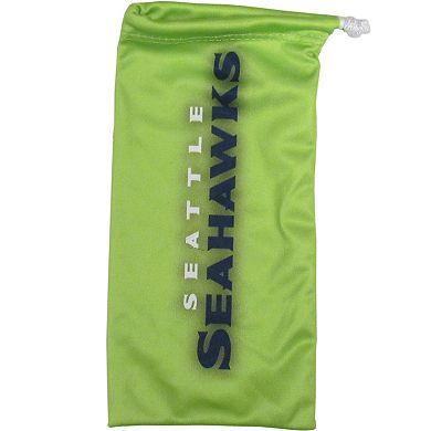NFL Seattle Seahawks Chrome Wrap Sunglasses & Microfiber Bag