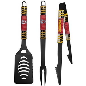 NFL Kansas City Chiefs 3 pc Tailgater BBQ Tool Set