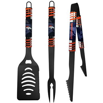 NFL Denver Broncos 3 pc Tailgater BBQ Tool Set