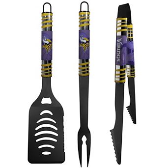 NFL Minnesota Vikings 3 pc Tailgater BBQ Tool Set