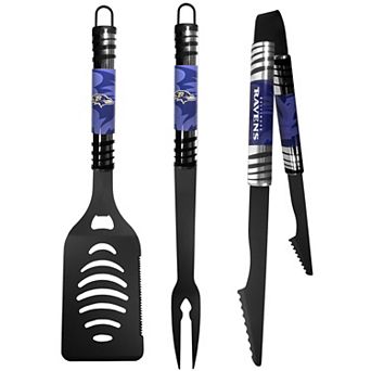 NFL Baltimore Ravens 3 pc Tailgater BBQ Tool Set