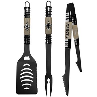 NFL New Orleans Saints 3 pc Tailgater BBQ Tool Set