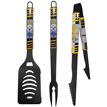NFL Pittsburgh Steelers 3 pc Tailgater BBQ Tool Set
