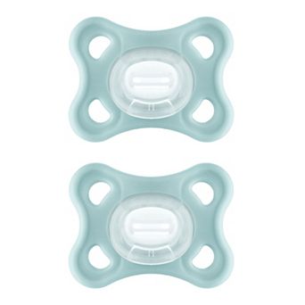 MAM Comfort Baby Pacifier and Lightweight Silicone Sterilizer Case, 3-12 Months 2-Pack
