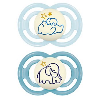 MAM Perfect Night Baby Pacifier, 6-16 Months 2-Pack