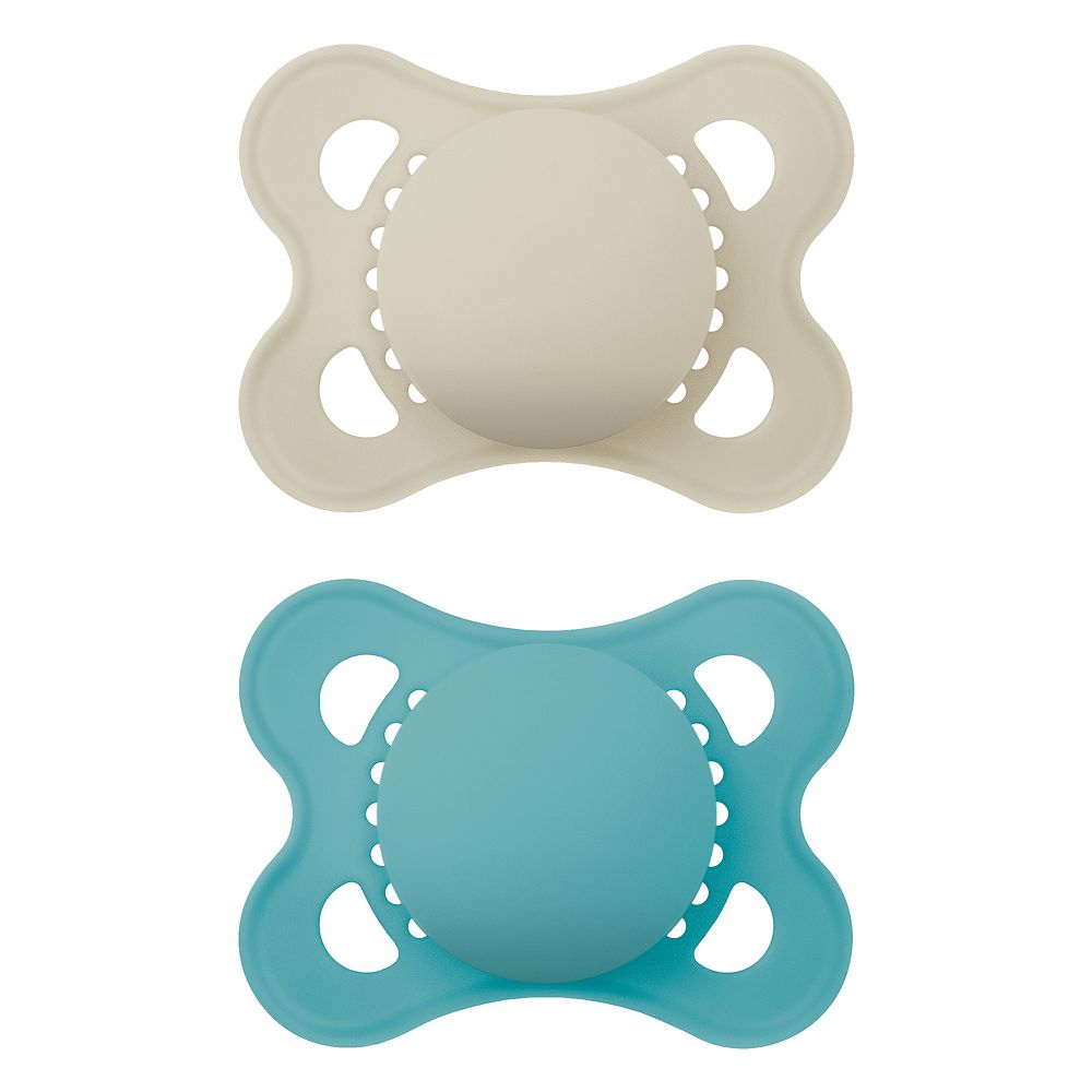 MAM Original Curved Matte Baby Pacifier 2 Pack