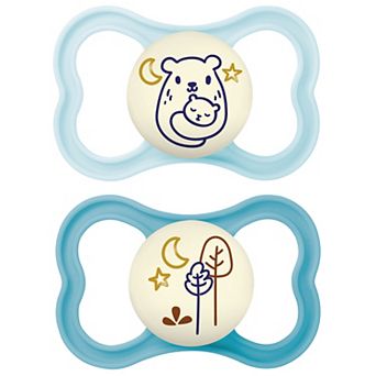 MAM Air Night Glow In The Dark Pacifier 2 Pack