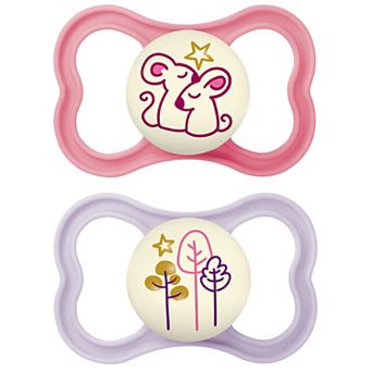 MAM Air Night Glow In The Dark Pacifier 2 Pack