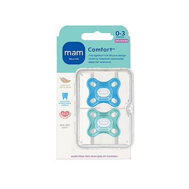 MAM Comfort Baby Pacifier 2 Pack