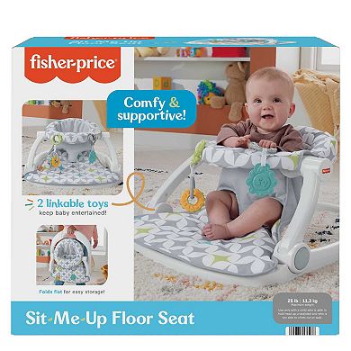 Fisher-Price Sit-Me-Up Floor Seat Portable Baby Chair with 2 Toys, Starlight Bursts