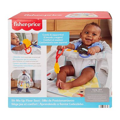 Fisher-Price Sit-Me-Up Floor Seat Portable Baby Chair with Toys