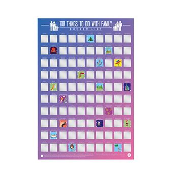 Gift Republic Family Scratch Book