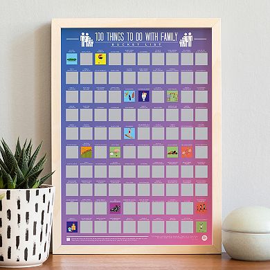 Gift Republic Family Scratch Book