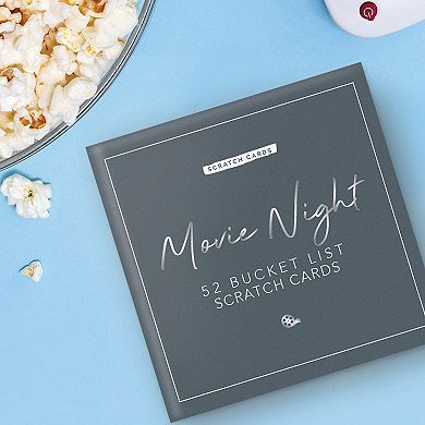 Gift Republic Movie Night Scratch Cards - 52 Mystery Movies to Discover