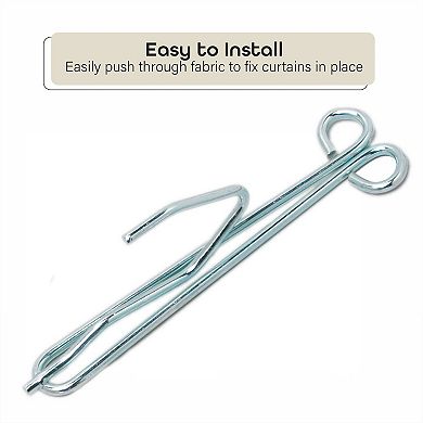 Achim Fantasia Curtain Rod, Bracket & Hooks Set