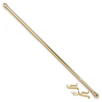 Achim Fantasia Curtain Rod, Bracket & Hooks Set