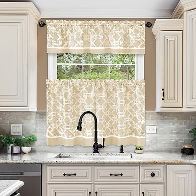 Achim Arlington Curtain Tier and Valance Set