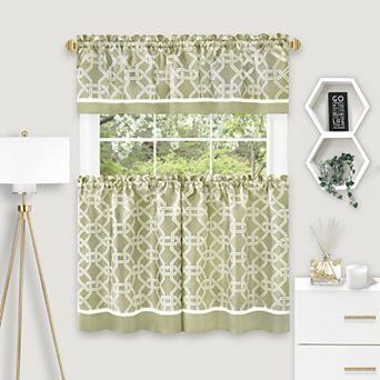 Achim Arlington Curtain Tier and Valance Set
