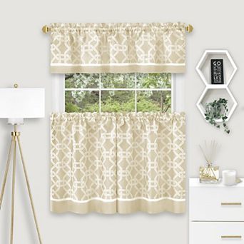 Achim Arlington Curtain Tier and Valance Set