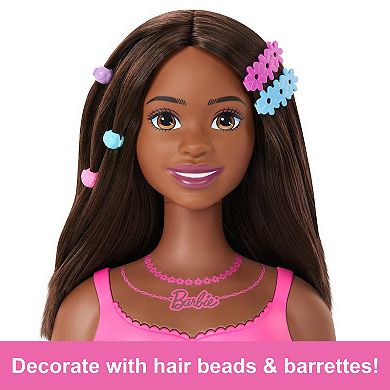 Barbie® Doll Brown Hair Styling Head