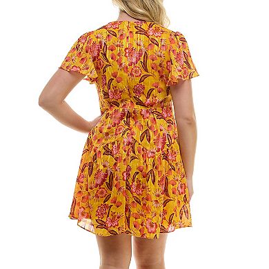 Plus Size Taylor Chiffon Check Dress