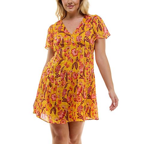 Женские платья Taylor Plus Size Taylor Chiffon Check Dress