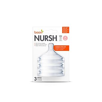 Boon Nursh 3-Pack Extra Slow Silicone Nipples