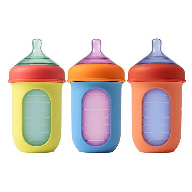 Boon Nursh 8oz Silicon Bottles 3-Pack