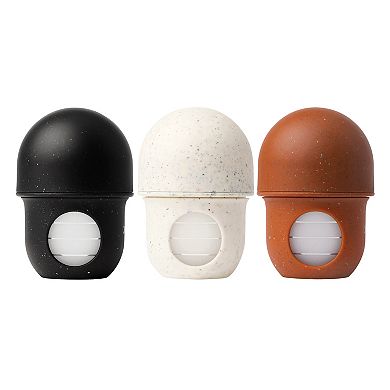 Boon Nursh 3-Pack 4-oz. Silicone Baby Bottles