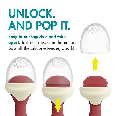 Boon Pulp 2-Pack Silicone Feeder