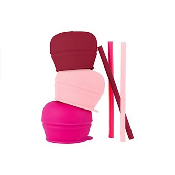 Boon Snug Universal Silicone Straw Lids