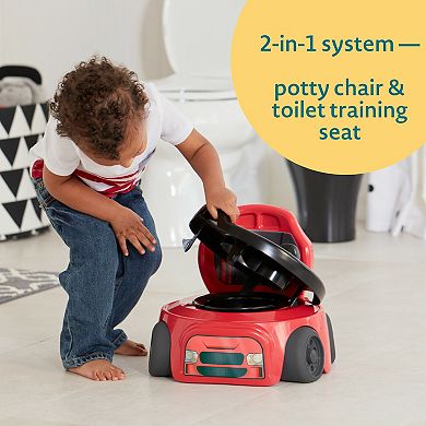 The First Years Training Wheels Racer Potty Seat Toilet