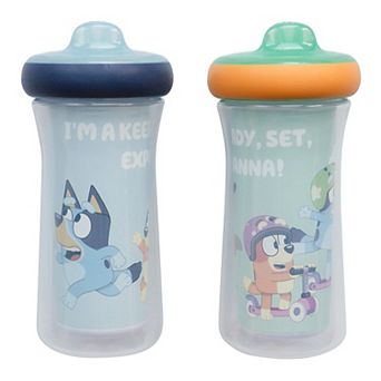 The First Years Bluey and Bingo Insulated Sippy Cups 2 pc Set